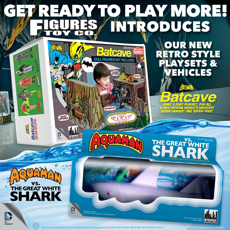 Illustration for article titled Finally, Someone Is Bringing Back DC's Retro Figure Playsets
